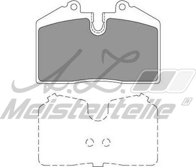 A.Z. Meisterteile AZMT-44-022-2321 - Комплект спирачно феродо, дискови спирачки vvparts.bg