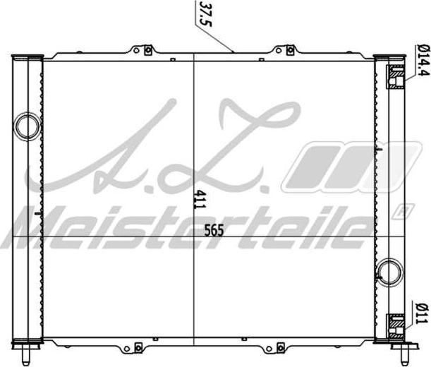 A.Z. Meisterteile AZMT-45-040-1006 - Охлаждащ модул vvparts.bg