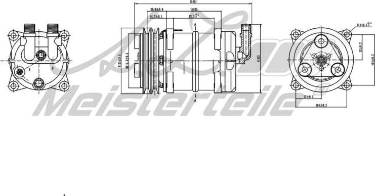 A.Z. Meisterteile AZMT-45-041-1091 - Компресор, климатизация vvparts.bg