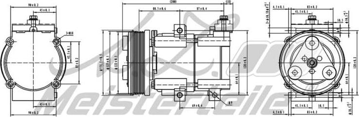 A.Z. Meisterteile AZMT-45-041-1045 - Компресор, климатизация vvparts.bg