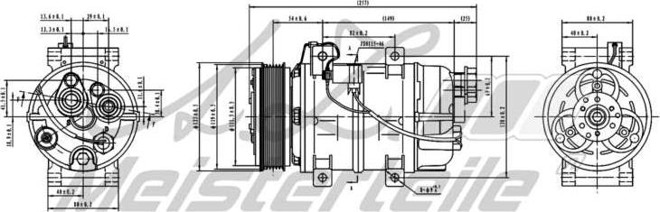 A.Z. Meisterteile AZMT-45-041-1046 - Компресор, климатизация vvparts.bg