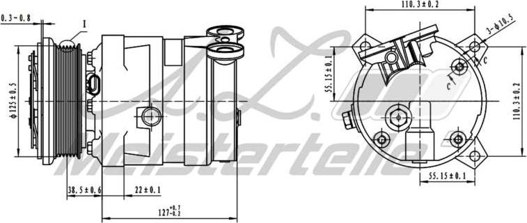 A.Z. Meisterteile AZMT-45-041-1035 - Компресор, климатизация vvparts.bg