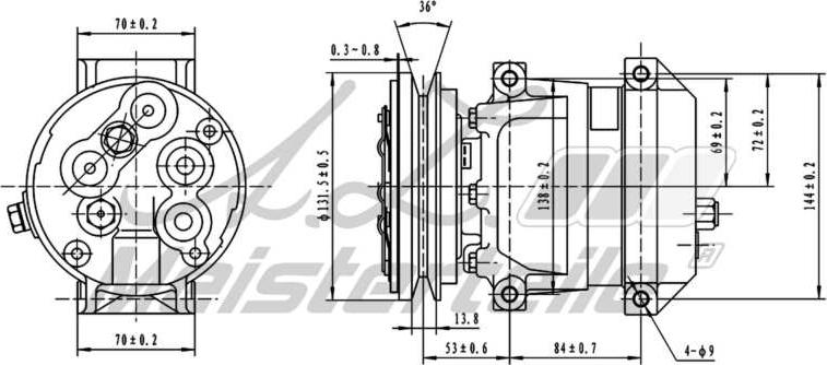 A.Z. Meisterteile AZMT-45-041-1135 - Компресор, климатизация vvparts.bg