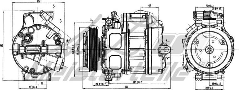 A.Z. Meisterteile AZMT-45-041-1124 - Компресор, климатизация vvparts.bg