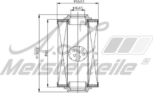 A.Z. Meisterteile AZMT-41-040-1347 - Маслен филтър vvparts.bg