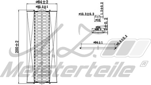 A.Z. Meisterteile AZMT-41-040-1350 - Маслен филтър vvparts.bg