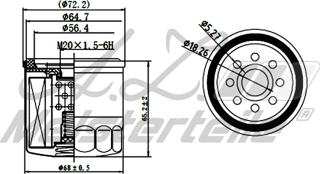 A.Z. Meisterteile AZMT-41-050-1060 - Хидравличен филтър, автоматична предавателна кутия vvparts.bg