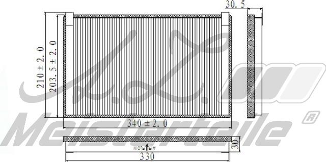 A.Z. Meisterteile AZMT-41-010-1496 - Филтър купе (поленов филтър) vvparts.bg