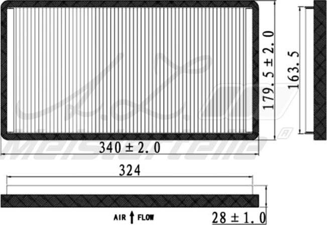 A.Z. Meisterteile AZMT-41-010-1464 - Филтър купе (поленов филтър) vvparts.bg