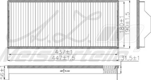 A.Z. Meisterteile AZMT-41-010-1481 - Филтър купе (поленов филтър) vvparts.bg