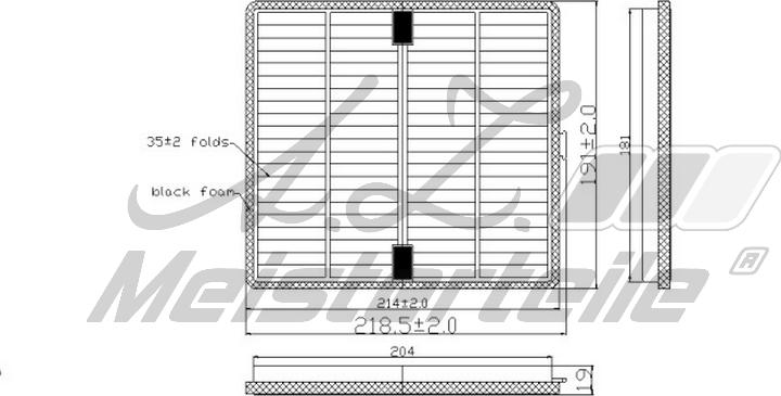 A.Z. Meisterteile AZMT-41-010-1488 - Филтър купе (поленов филтър) vvparts.bg