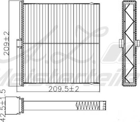 A.Z. Meisterteile AZMT-41-010-1471 - Филтър купе (поленов филтър) vvparts.bg