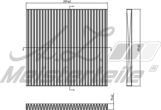 A.Z. Meisterteile AZMT-41-010-1547 - Филтър купе (поленов филтър) vvparts.bg