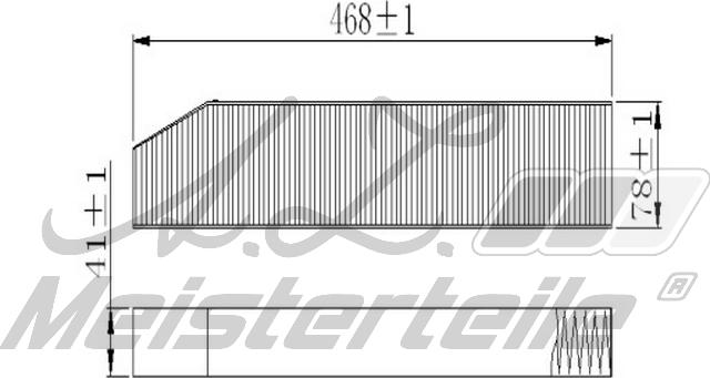 A.Z. Meisterteile AZMT-41-010-1564 - Филтър купе (поленов филтър) vvparts.bg