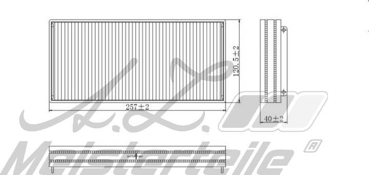 A.Z. Meisterteile AZMT-41-010-1588 - Филтър купе (поленов филтър) vvparts.bg