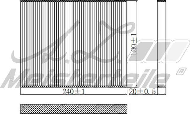 A.Z. Meisterteile AZMT-41-010-1647 - Филтър купе (поленов филтър) vvparts.bg