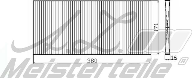 A.Z. Meisterteile AZMT-41-010-1603 - Филтър купе (поленов филтър) vvparts.bg