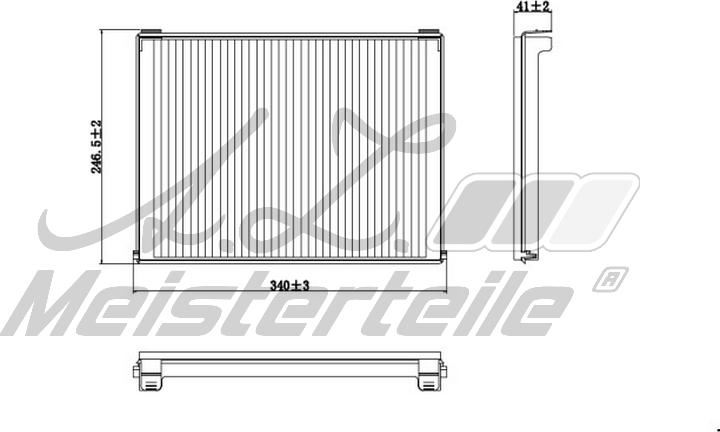 A.Z. Meisterteile AZMT-41-010-1618 - Филтър купе (поленов филтър) vvparts.bg