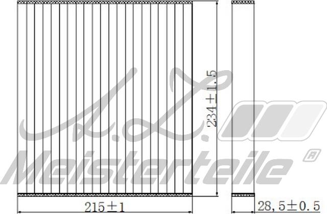 A.Z. Meisterteile AZMT-41-010-1621 - Филтър купе (поленов филтър) vvparts.bg