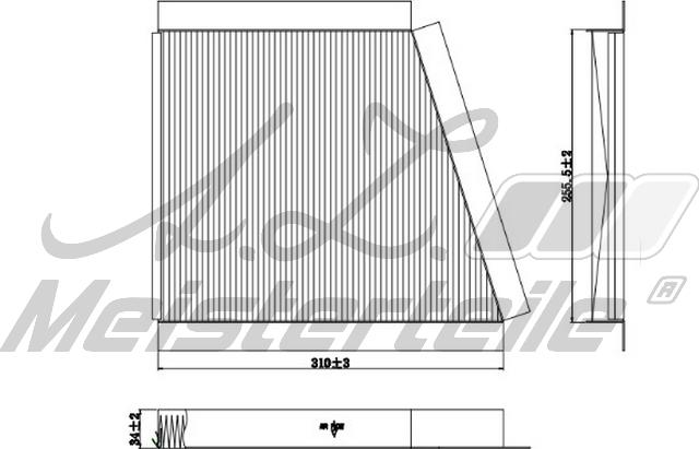 A.Z. Meisterteile AZMT-41-010-1742 - Филтър купе (поленов филтър) vvparts.bg