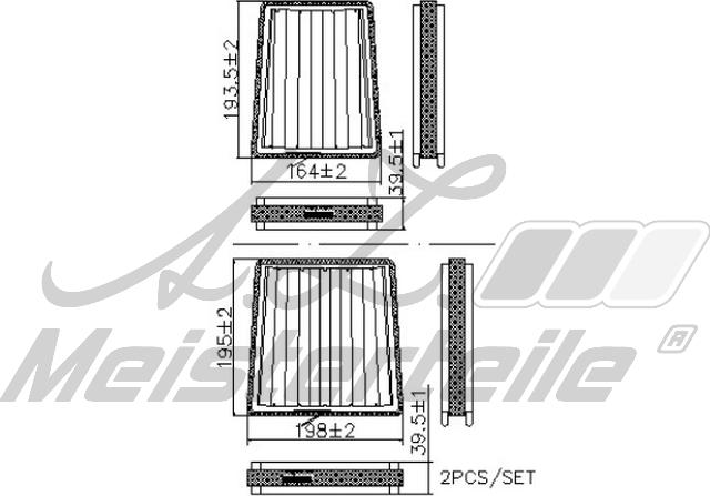 A.Z. Meisterteile AZMT-41-010-1747 - Филтър купе (поленов филтър) vvparts.bg