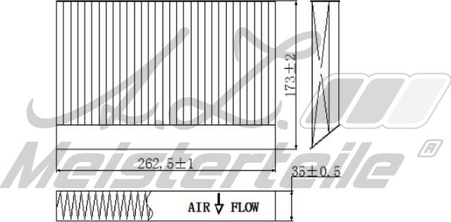 A.Z. Meisterteile AZMT-41-010-1769 - Филтър купе (поленов филтър) vvparts.bg