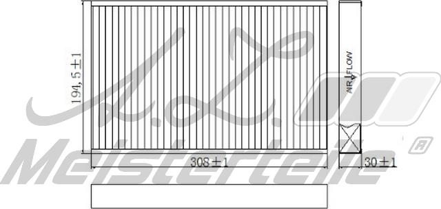 A.Z. Meisterteile AZMT-41-010-1783 - Филтър купе (поленов филтър) vvparts.bg