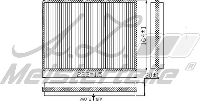 A.Z. Meisterteile AZMT-41-010-1735 - Филтър купе (поленов филтър) vvparts.bg