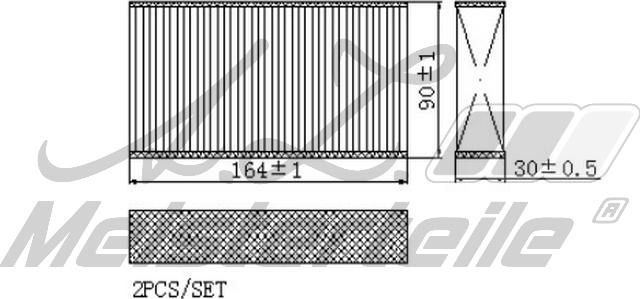 A.Z. Meisterteile AZMT-41-010-1733 - Филтър купе (поленов филтър) vvparts.bg