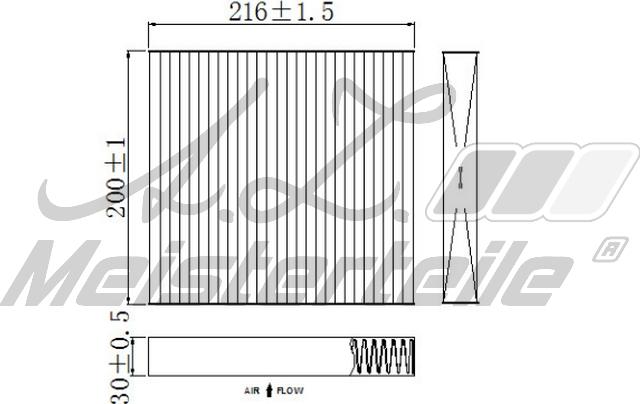 A.Z. Meisterteile AZMT-41-010-1778 - Филтър купе (поленов филтър) vvparts.bg