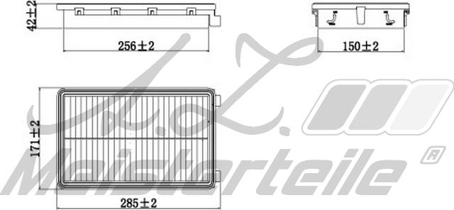 A.Z. Meisterteile AZMT-41-030-1994 - Въздушен филтър vvparts.bg