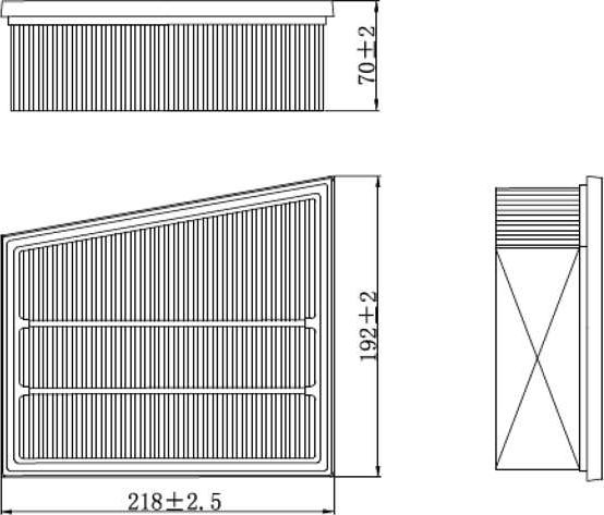 A.Z. Meisterteile AZMT-41-030-2079 - Въздушен филтър vvparts.bg