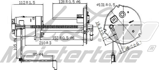 A.Z. Meisterteile AZMT-41-020-1443 - Горивен филтър vvparts.bg