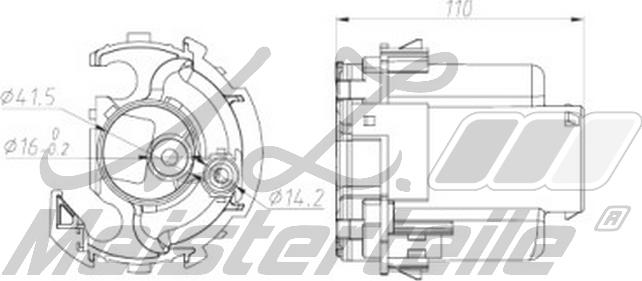 A.Z. Meisterteile AZMT-41-020-1452 - Горивен филтър vvparts.bg