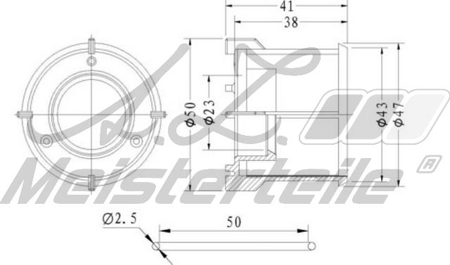 A.Z. Meisterteile AZMT-41-020-1415 - Горивен филтър vvparts.bg