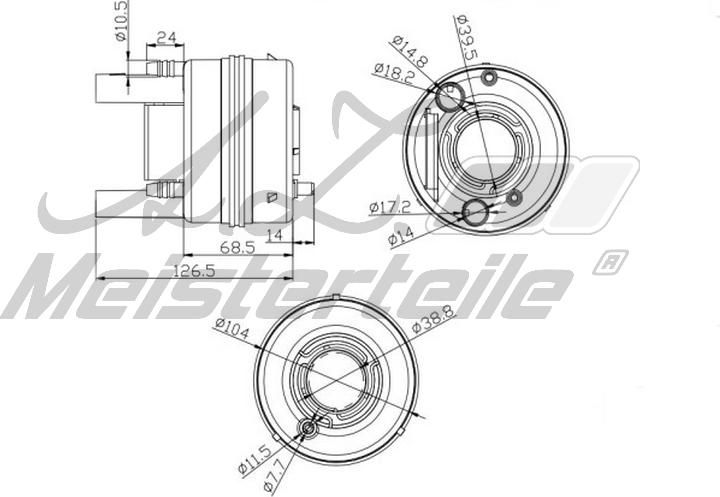 A.Z. Meisterteile AZMT-41-020-1436 - Горивен филтър vvparts.bg