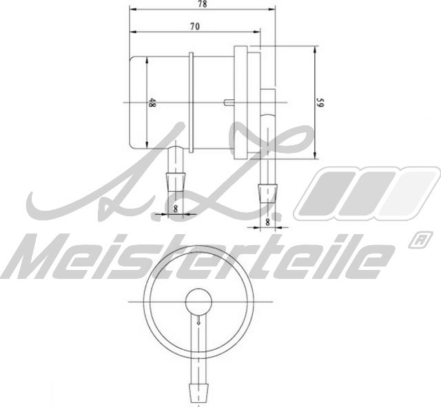 A.Z. Meisterteile AZMT-41-020-1423 - Горивен филтър vvparts.bg