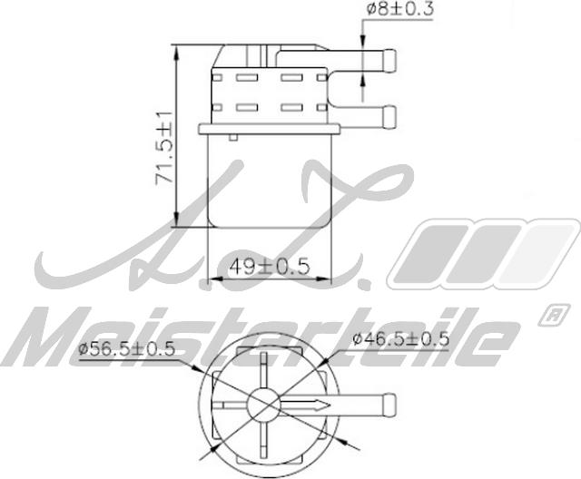 A.Z. Meisterteile AZMT-41-020-1422 - Горивен филтър vvparts.bg