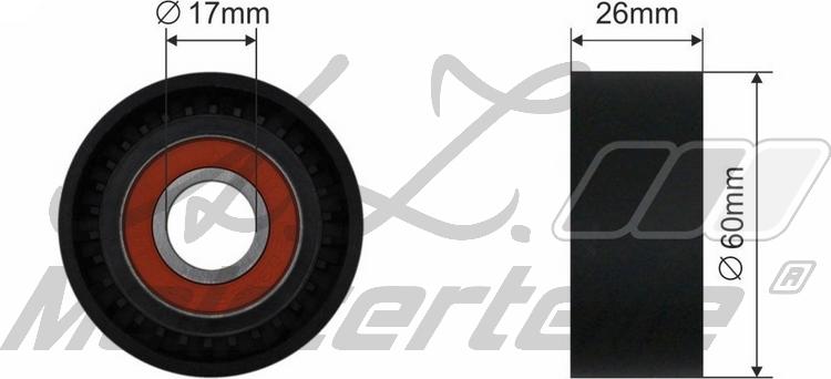 A.Z. Meisterteile AZMT-42-061-1006 - Паразитна / водеща ролка, пистов ремък vvparts.bg