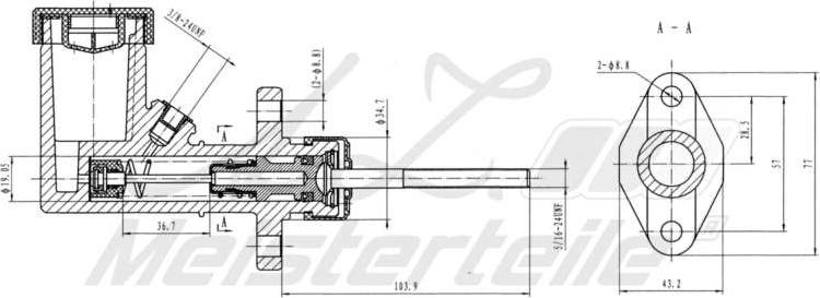 A.Z. Meisterteile AZMT-47-030-1064 - Горна помпа на съединител vvparts.bg