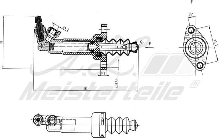 A.Z. Meisterteile AZMT-47-031-1007 - Хидравлична помпа, активатор съединител vvparts.bg