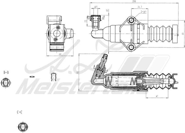 A.Z. Meisterteile AZMT-47-031-1014 - Хидравлична помпа, активатор съединител vvparts.bg