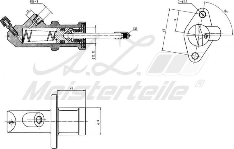 A.Z. Meisterteile AZMT-47-031-1018 - Хидравлична помпа, активатор съединител vvparts.bg