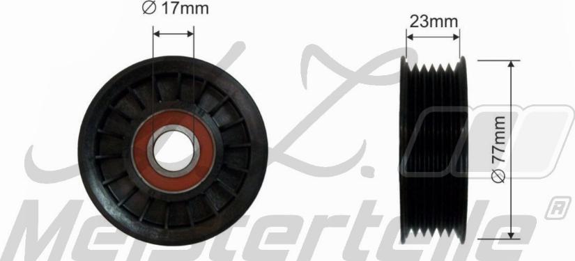 A.Z. Meisterteile AZMT-20-031-1495 - Паразитна / водеща ролка, пистов ремък vvparts.bg