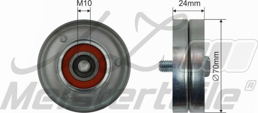 A.Z. Meisterteile AZMT-20-031-1471 - Паразитна / водеща ролка, пистов ремък vvparts.bg