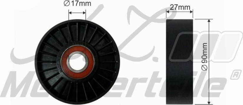 A.Z. Meisterteile AZMT-20-031-1055 - Паразитна / водеща ролка, пистов ремък vvparts.bg