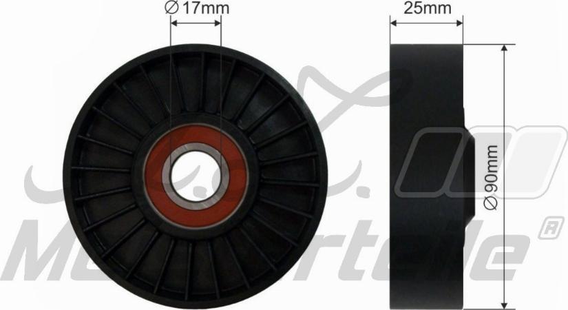 A.Z. Meisterteile AZMT-20-031-1085 - Паразитна / водеща ролка, пистов ремък vvparts.bg