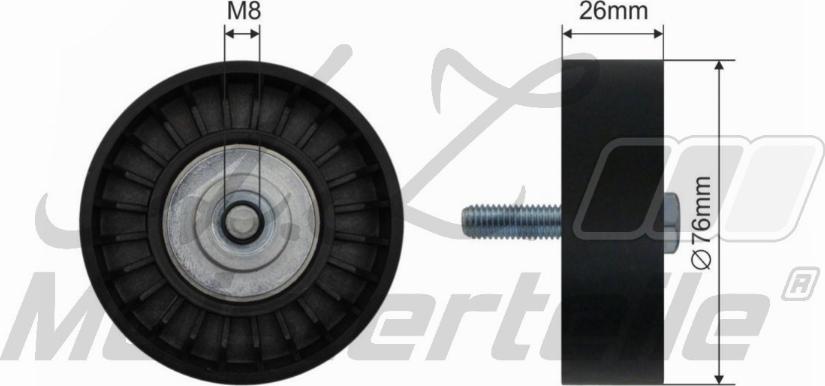 A.Z. Meisterteile AZMT-20-031-1159 - Паразитна / водеща ролка, пистов ремък vvparts.bg