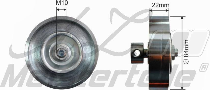 A.Z. Meisterteile AZMT-20-031-1342 - Паразитна / водеща ролка, пистов ремък vvparts.bg