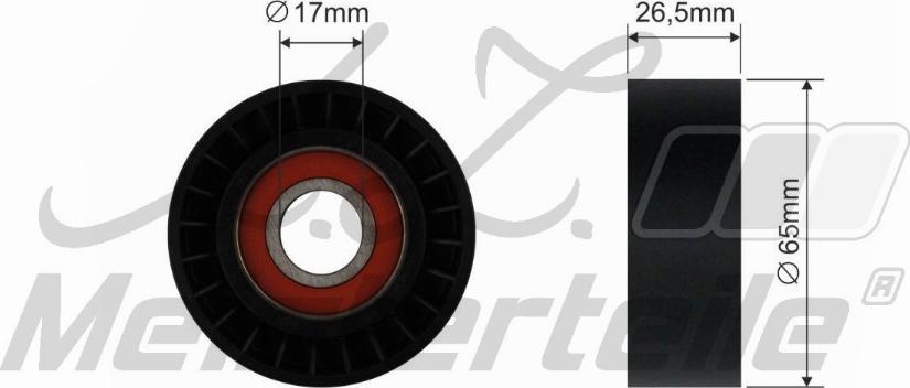 A.Z. Meisterteile AZMT-20-031-1320 - Паразитна / водеща ролка, пистов ремък vvparts.bg